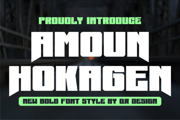 Amoun Hokagen: Bold Display Font Review & Free Download