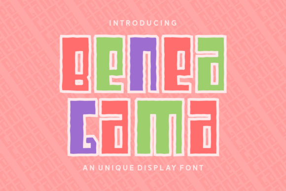 Benea Gama: The Weird Display Font That Stops the Scroll