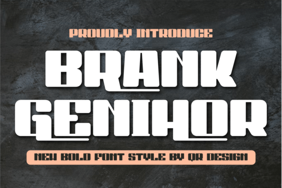 Brank Genihor: The Powerful Display Font for Scroll-Stopping Campaigns