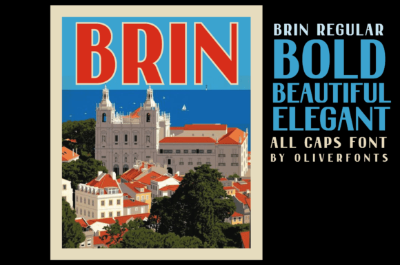 Brin: A Bold Display Typeface for Modern Editorial Design
