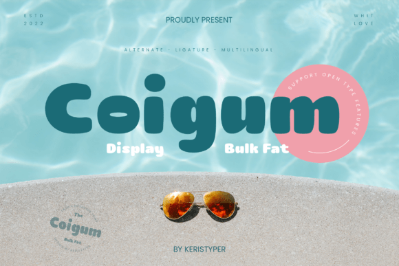 Coigum: A Modern Display Font for Bold Branding