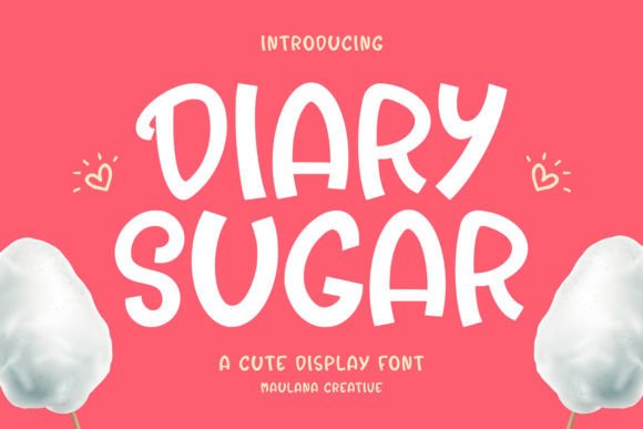 Diary Sugar Display Font for Playful Web Design