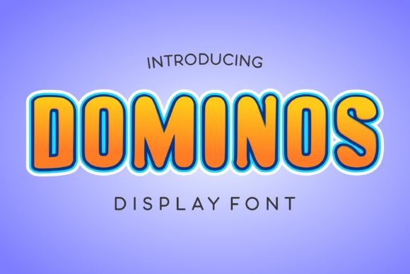 Dominos: The All-Caps Display Font for Bold Brand Identity