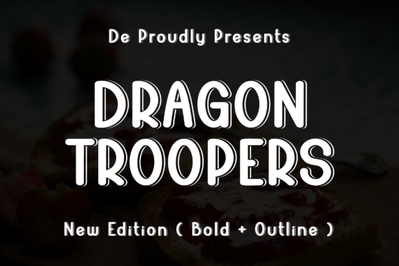 Dragon Troopers Typeface: A Modern Sans-Serif for Bold Branding