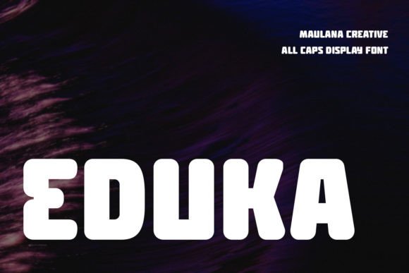 Eduka: The Squarish Sans Serif Display Font for Modern Web Design