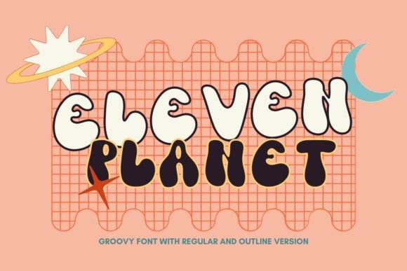 Eleven Planet Font Review: A Groovy Display Typeface for Brand Identity