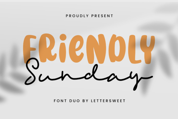 Friendly Sunday: A Delicate Script and Sans Serif Duo for Editorial Design