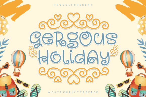 Gergous Holiday Display Font Review for Girly Campaigns