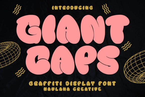 Giant Caps: The Edgy Graffiti Typeface for Bold Brand Identity