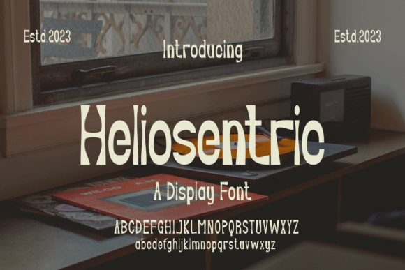 Heliosentric: Bold Display Font for High-Impact Brand Campaigns