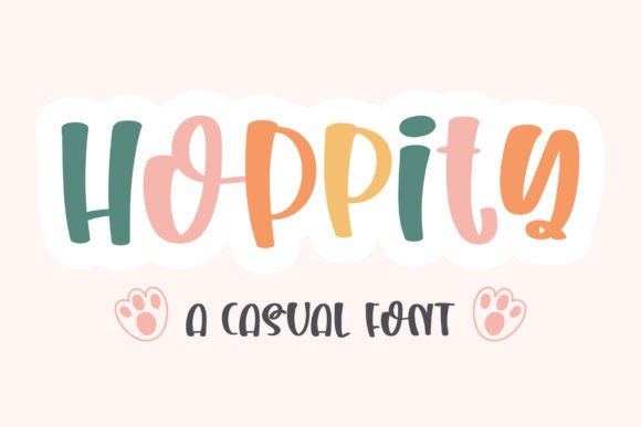 Hoppity: A Sweet Display Font for Modern Digital Branding