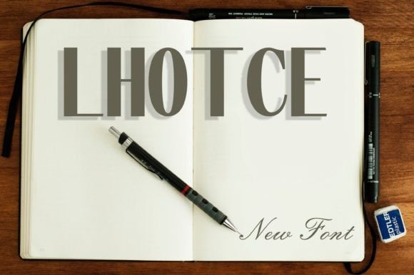 Lhotce Display Font for High-Impact Brand Graphics