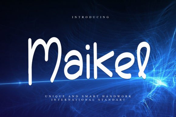 Maikel: A Unique and Elegant Display Font for Campaign Design