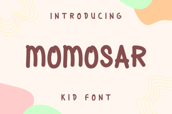 Momosar Display Font for Bold Editorial Branding