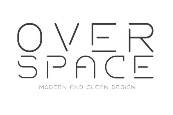 Over Space: A Minimalist Display Font for Elegant Branding