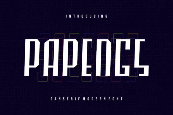 Papengs: A Modern Sans Display Font for High-Impact Campaigns