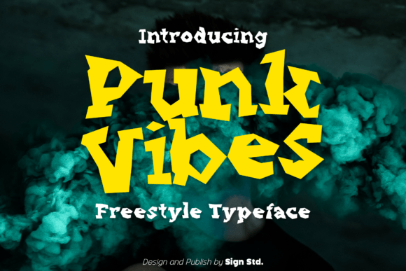 Punk Vibes Display Font for Bold Editorial Headings