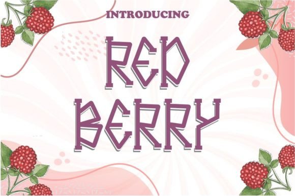 Redberry Typeface: A Playful Font for Modern Brand Identity
