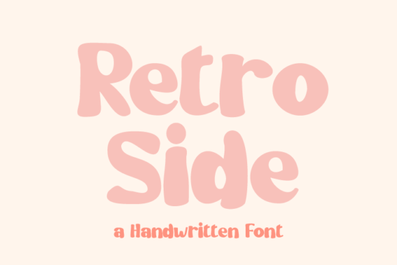 Retro Side: A Playful Handwritten Font for Distinctive Brand Identity