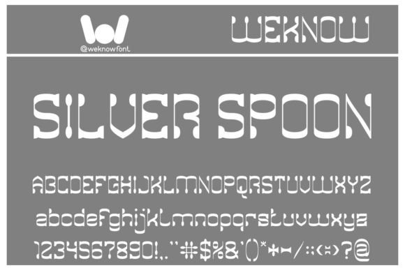 Silver Spoon Font Review & Free Download