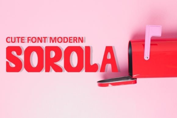 Sorola: A Quirky Display Font for Editorial Design