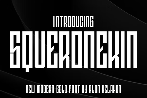 Squeronekin: A Unique Display Font for Elevated Branding