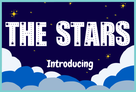 The Stars Script Font for Boutique Branding