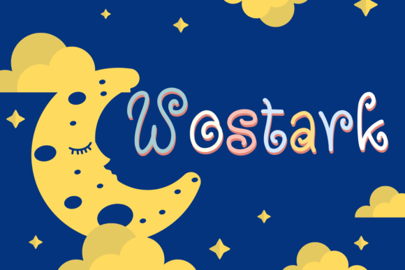 Wostark: A Playful Display Typeface for Handmade Branding